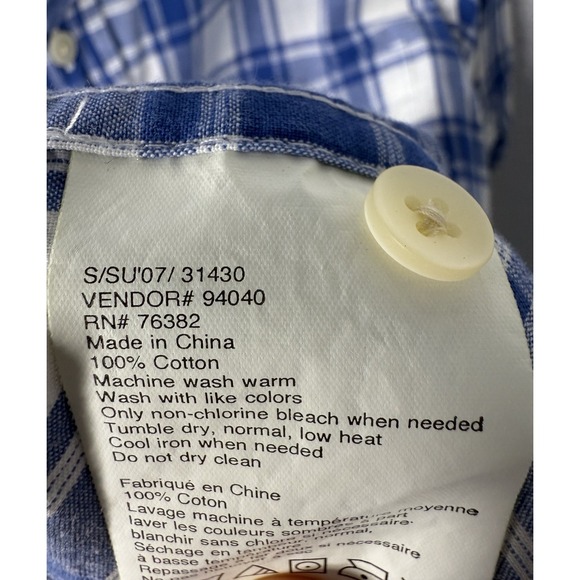 Timberland Stratham Issue Lot 2 Mens Large Short Sleeve Button Up‎ Plaid Shirts - Picture 7 of 16